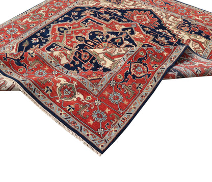 Heritage Hues Handknotted Wool Rug