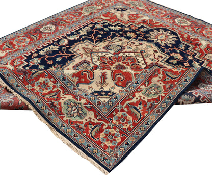 Heritage Hues Handknotted Wool Rug