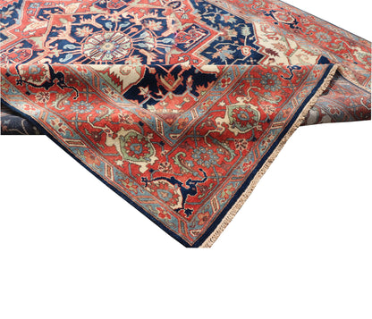 Heritage Hues Handknotted Wool Rug