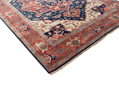 Heritage Hues Handknotted Wool Rug