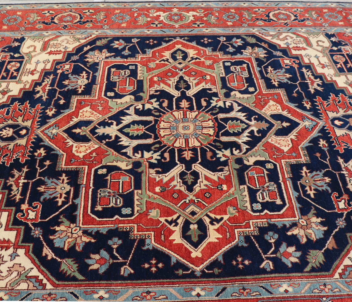 Heritage Hues Handknotted Wool Rug