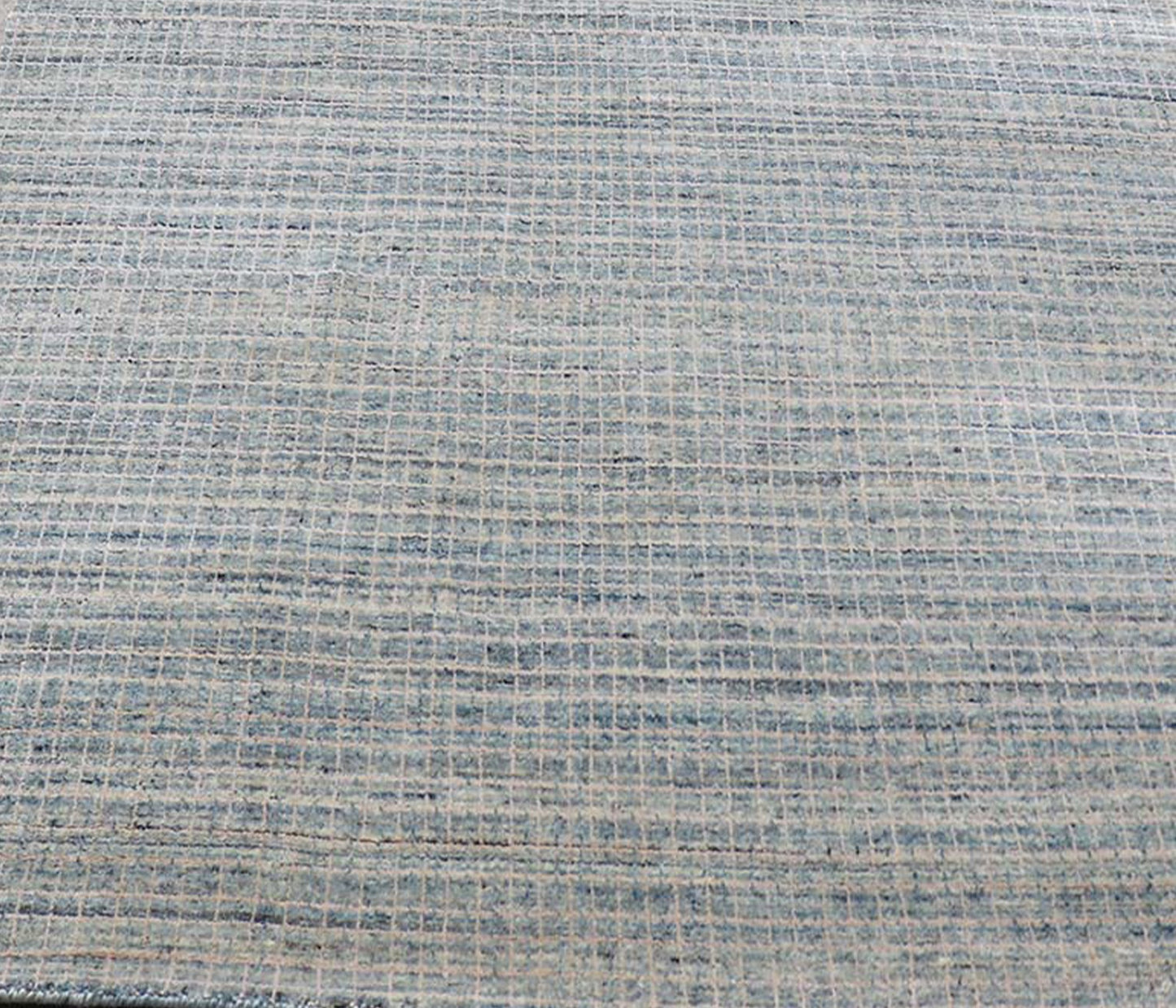 Harmony In Hues - Handwoven Blue Colour Viscose Rug