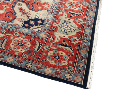 Heritage Hues Handknotted Wool Rug