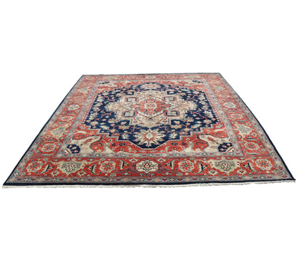 Heritage Hues Handknotted Wool Rug