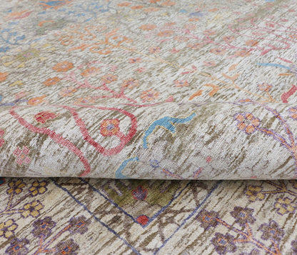 Artisan Weaves Handknotted Hand Spun Wool/Viscose