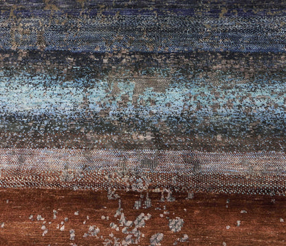 Artisan Weaves Handknotted Handspun Wool/Viscose