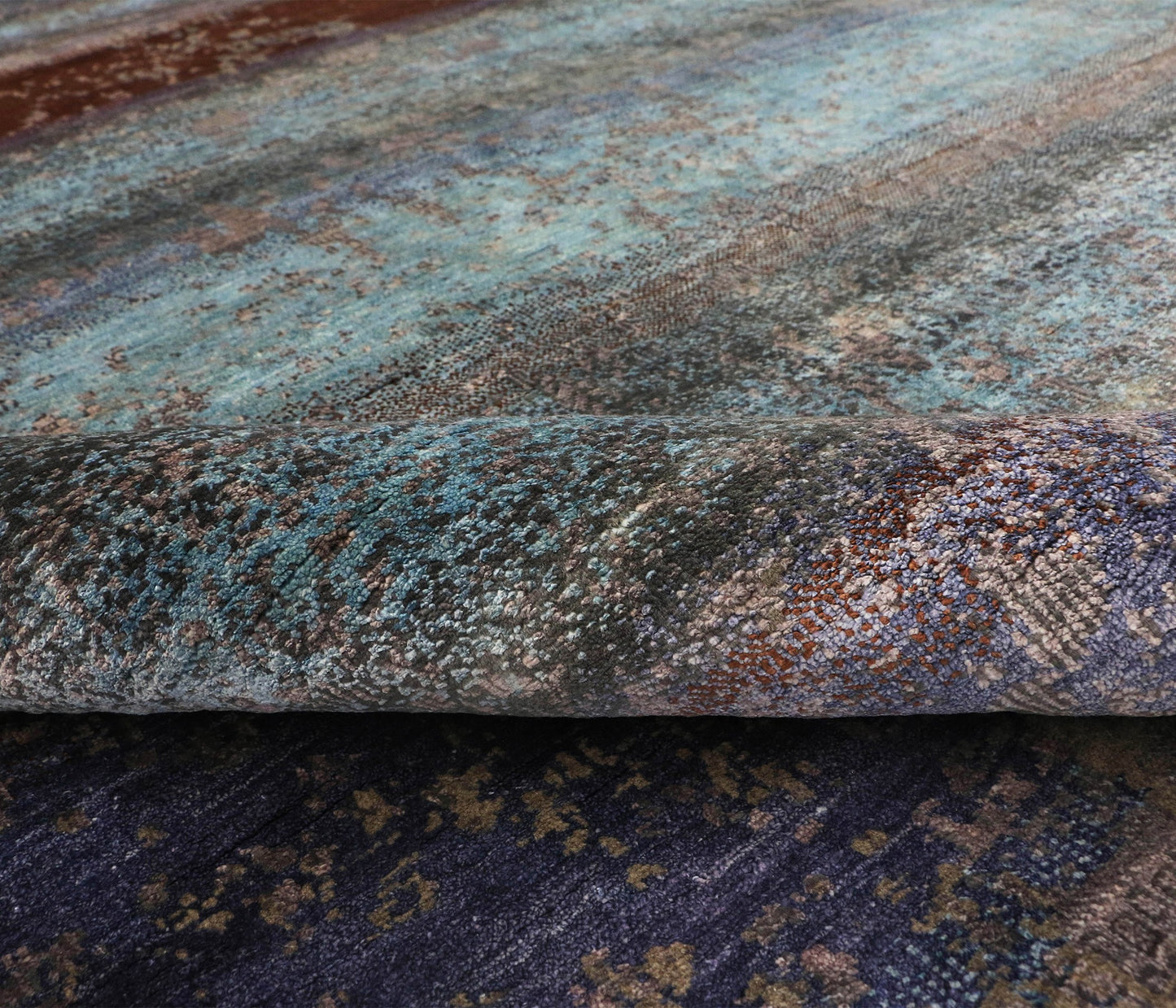 Artisan Weaves Handknotted Handspun Wool/Viscose