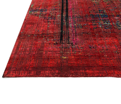 Artisan Weaves Handknotted Handspun Wool/Natural Silk