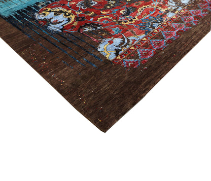 Artisan Weaves Handknotted Wool/Viscose Rug