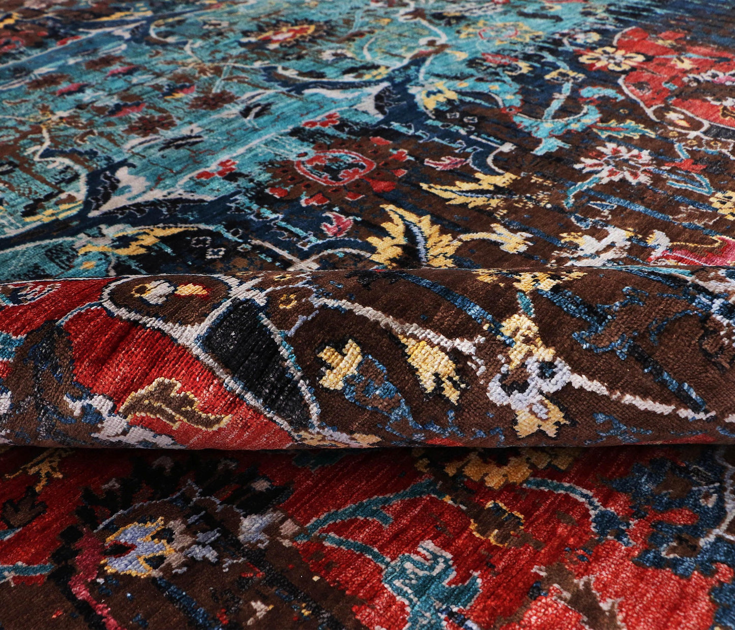 Artisan Weaves Handknotted Wool/Viscose Rug