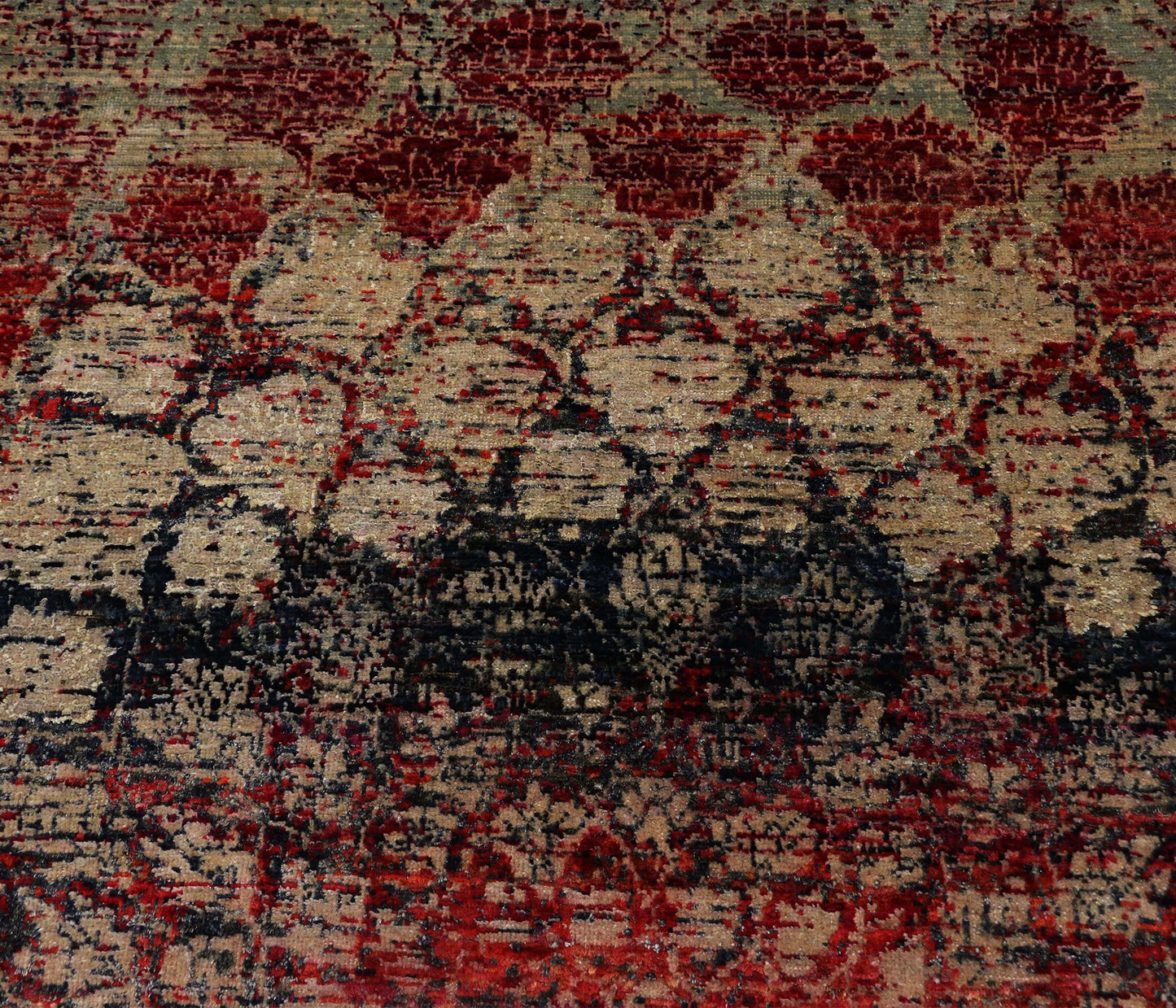 Artisan Weaves Handknotted Handspun Wool/Natural Silk