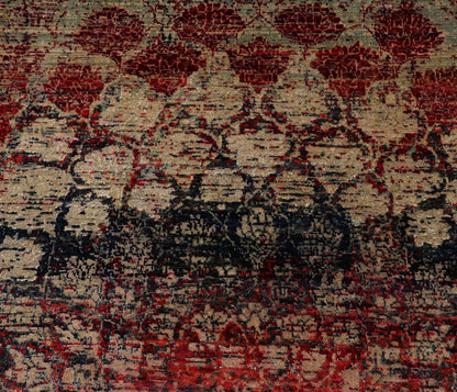 Artisan Weaves Handknotted Handspun Wool/Natural Silk