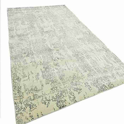 Cosmic Collection- Handloom Modern Black & Beige Colour Viscose Rug