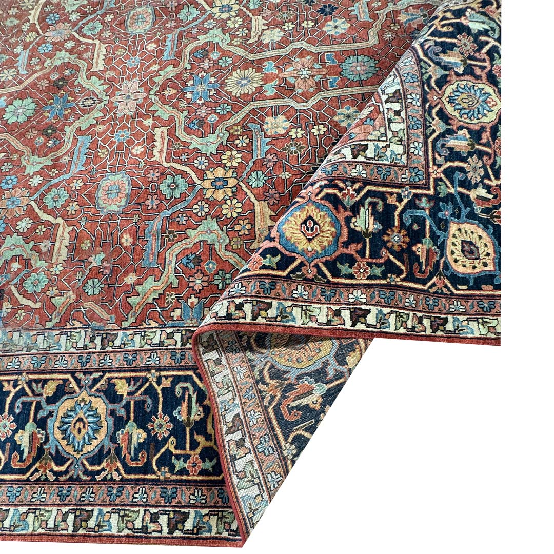 Heritage Hues Handknotted Wool Rug