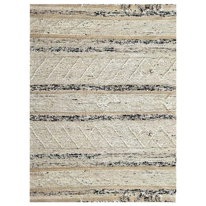 Earthy Elegance  Handknotted Jute & Wool Rug