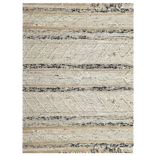 Earthy Elegance  Handknotted Jute & Wool Rug