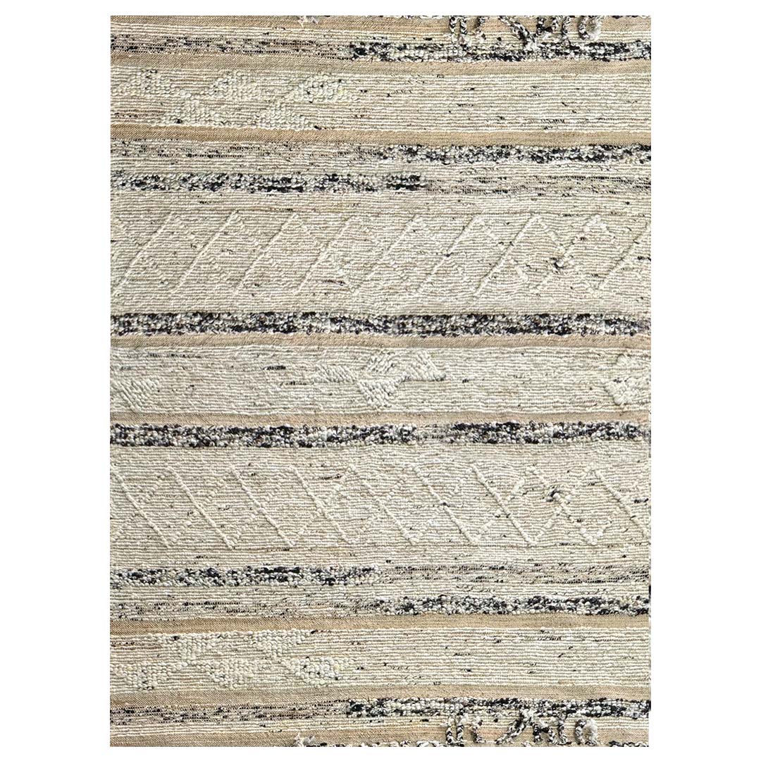 Earthy Elegance  Handknotted Jute & Wool Rug