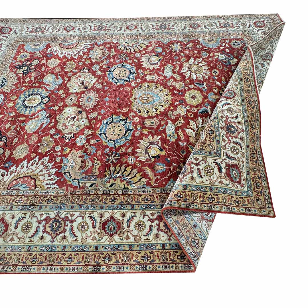 Heritage Hues Handknotted Wool Rug