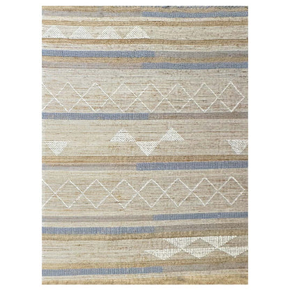 Earthy Elegance  Handknotted Jute & Wool Rug