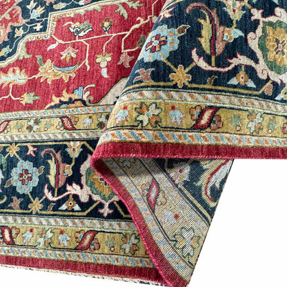 Heritage Hues Handknotted Wool Rug