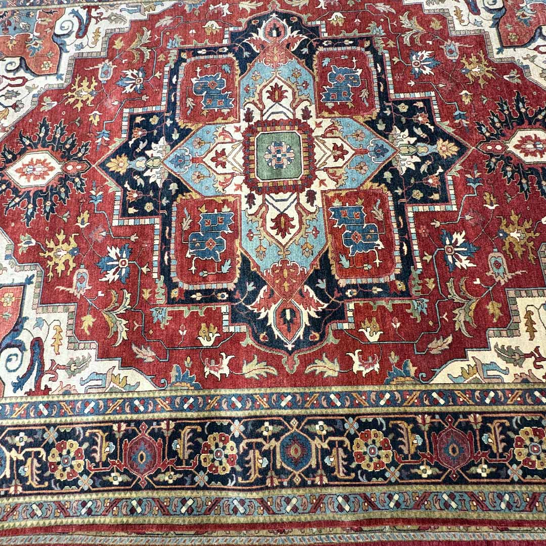 Heritage Hues Handknotted Wool Rug