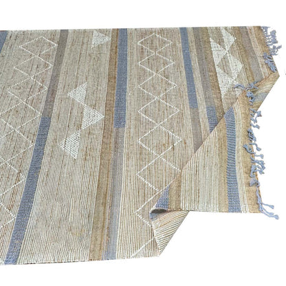 Earthy Elegance  Handknotted Jute & Wool Rug