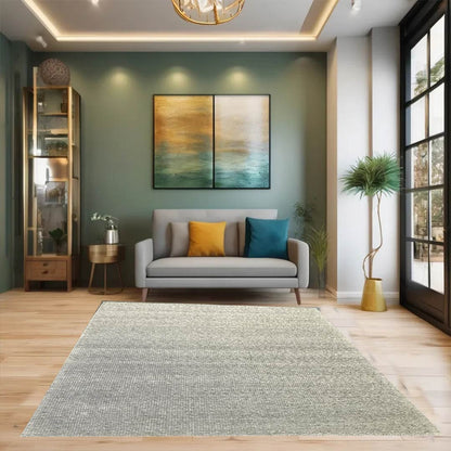 Woven Looms Handknotted Wool Rug