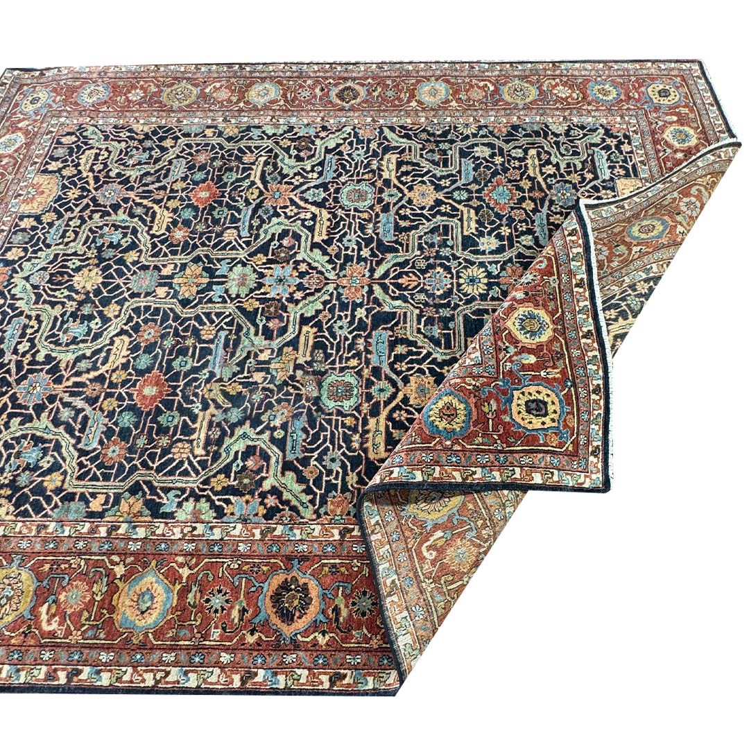 Heritage Hues Handknotted Wool Rug