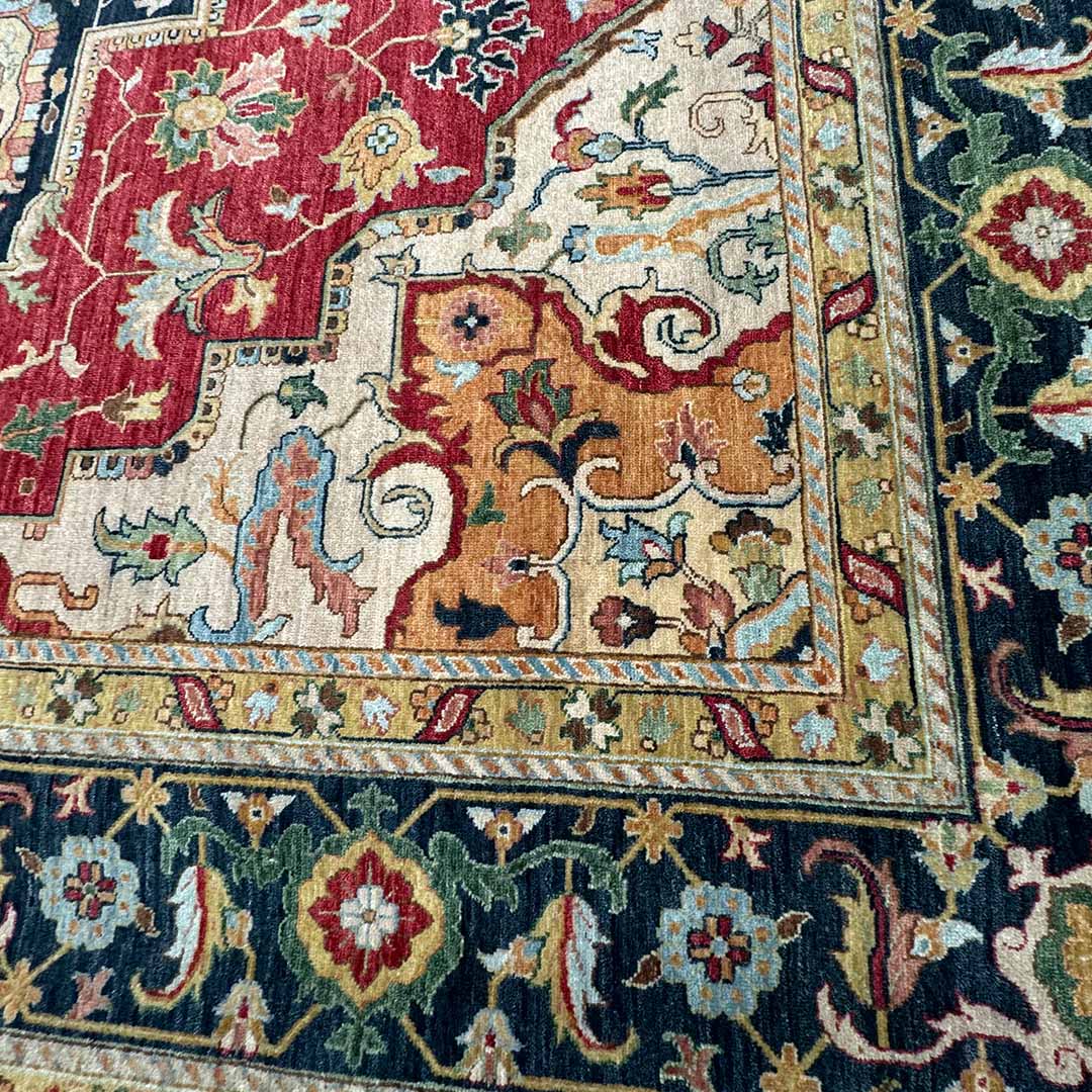 Heritage Hues Handknotted Wool Rug