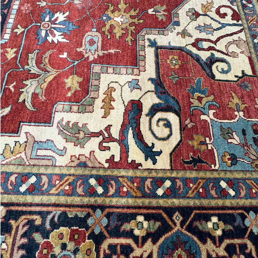 Heritage Hues Handknotted Wool Rug