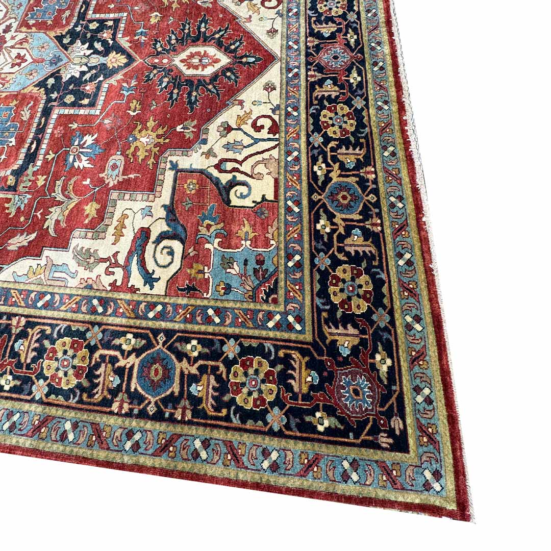 Heritage Hues Handknotted Wool Rug