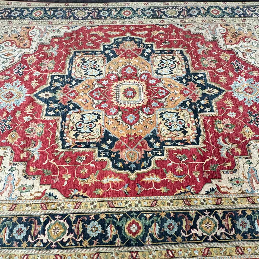 Heritage Hues Handknotted Wool Rug