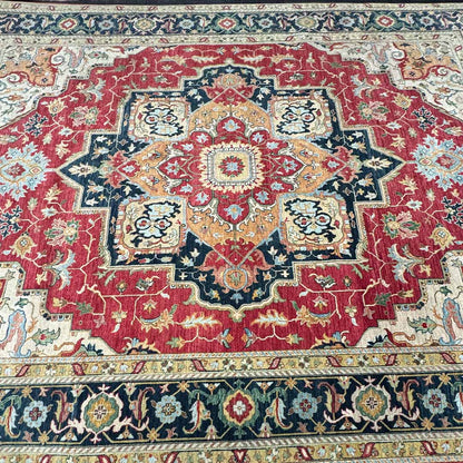 Heritage Hues Handknotted Wool Rug