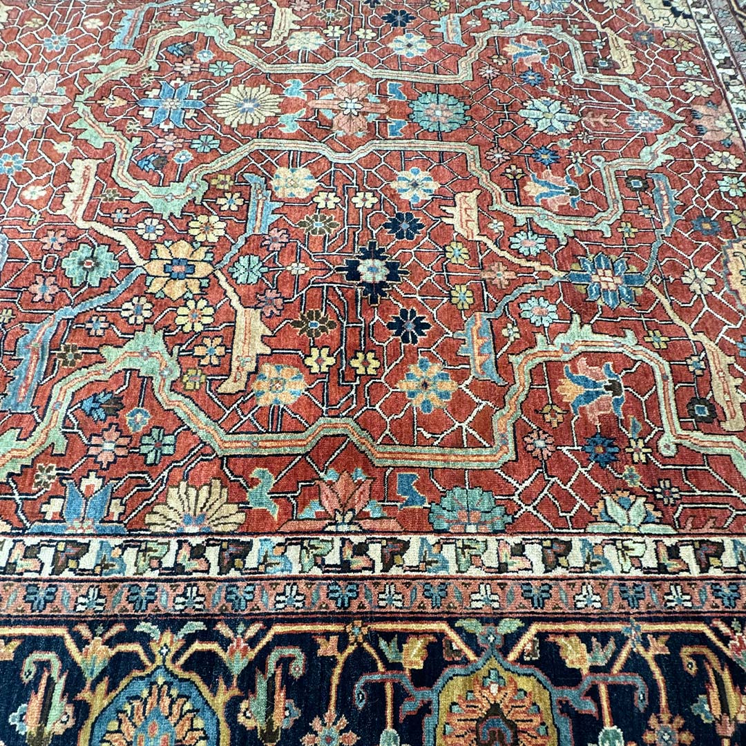 Heritage Hues Handknotted Wool Rug