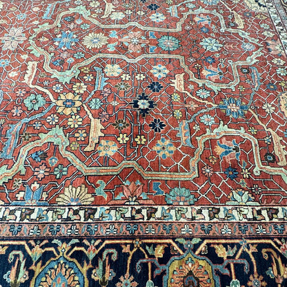 Heritage Hues Handknotted Wool Rug