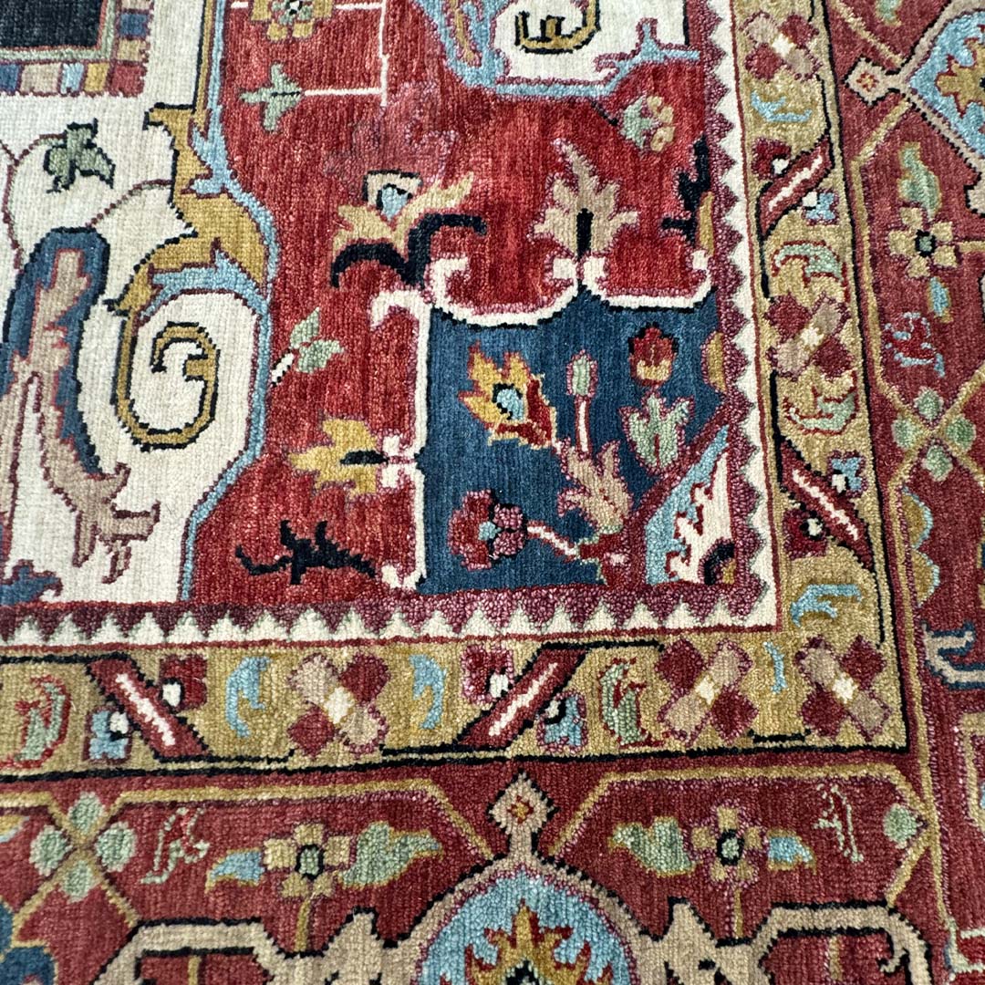 Heritage Hues Handknotted Wool Rug