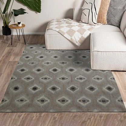 Harmonize - Handtufted Traditional Black & Grey Colour Wool Rug