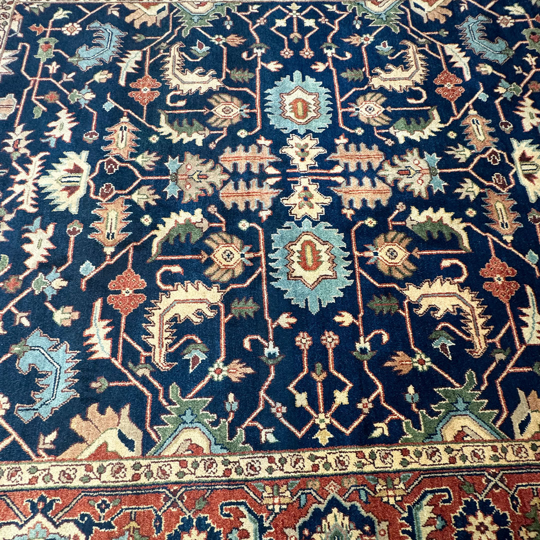 Heritage Hues Handknotted Wool Rug