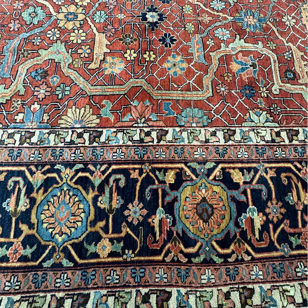 Heritage Hues Handknotted Wool Rug