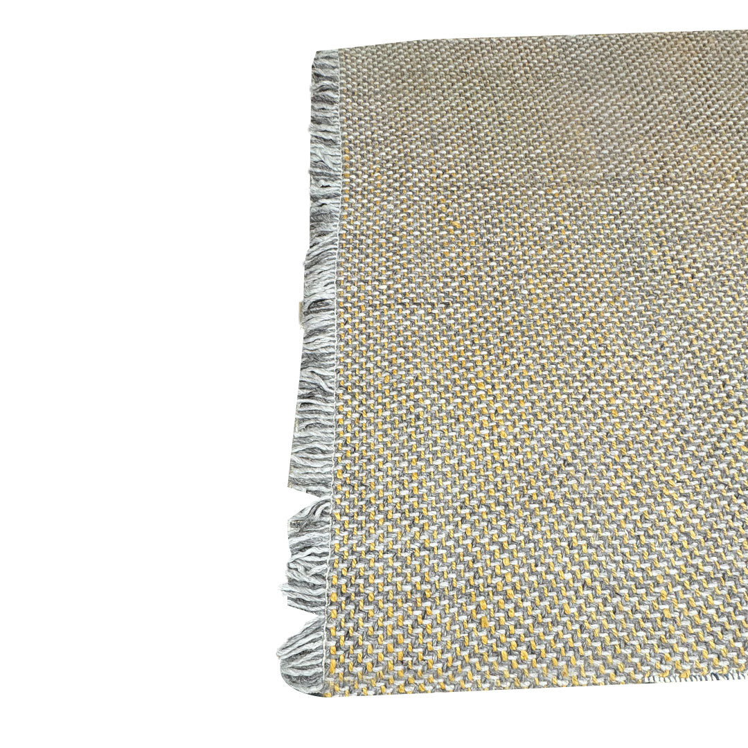 Heritage Hues Handknotted Wool & Jute Rug