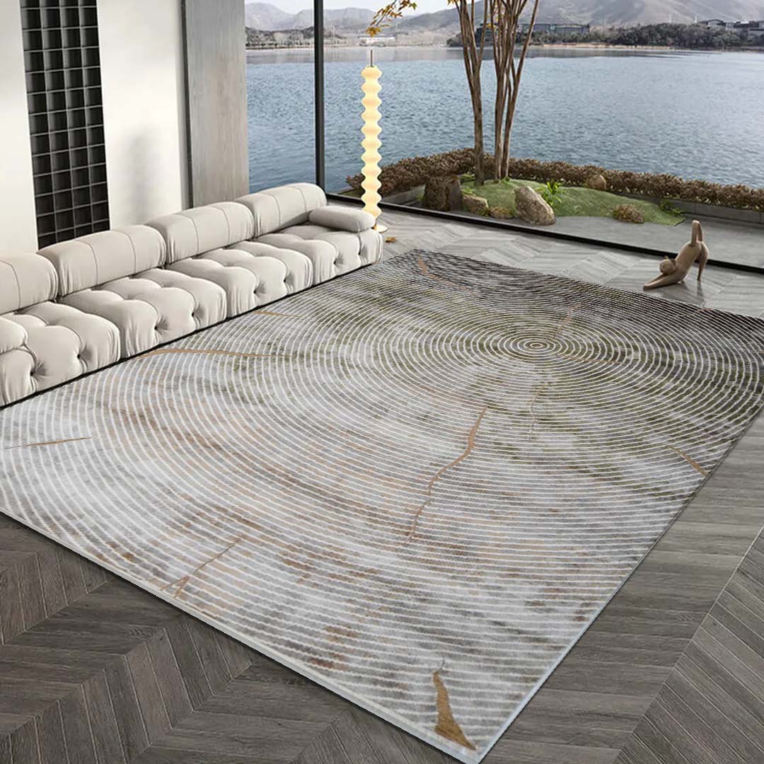 Artisan Weaves Handknotted Bamboo Silk/Zari Rug