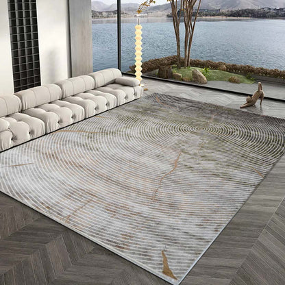 Artisan Weaves Handknotted Bamboo Silk/Zari Rug