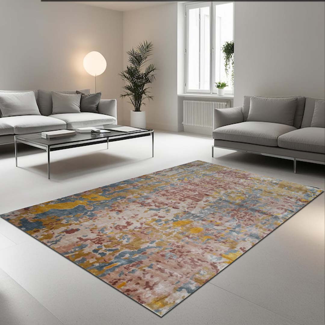 Artisan Weaves Handknotted Bamboo Silk Rug