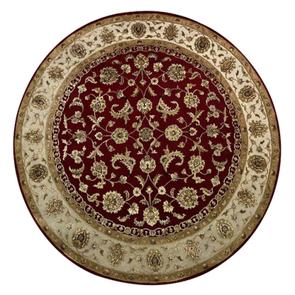 Heritage Hues Handknotted Wool/Silk Rug