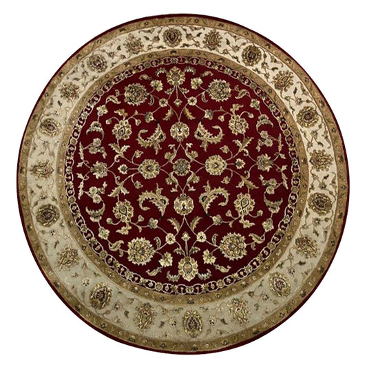 Heritage Hues Handknotted Wool/Silk Rug