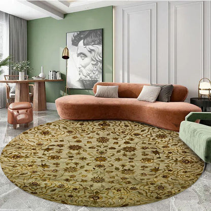 Heritage Hues Handknotted Wool/Silk Rug