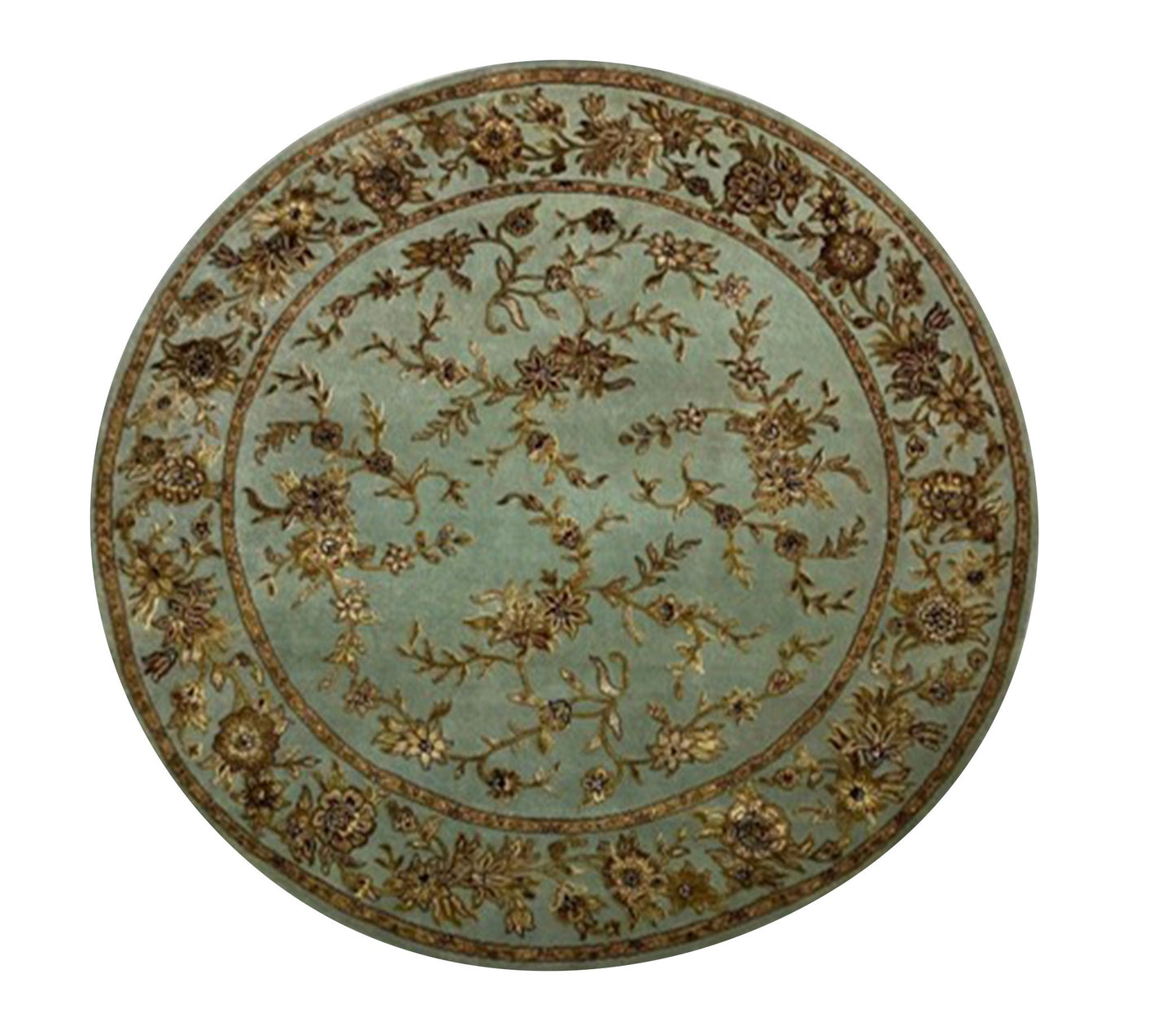 Heritage Hues Handknotted Wool/Silk Rug