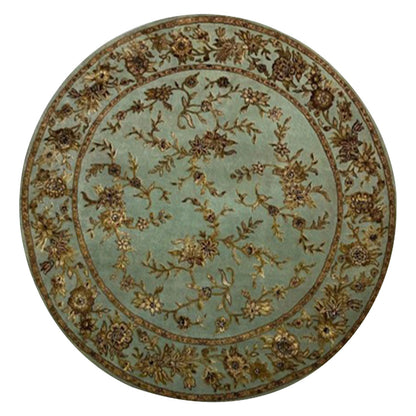 Heritage Hues Handknotted Wool/Silk Rug