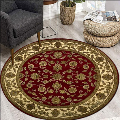 Heritage Hues - Handknotted Traditional Green Colour Wool & Silk Rug