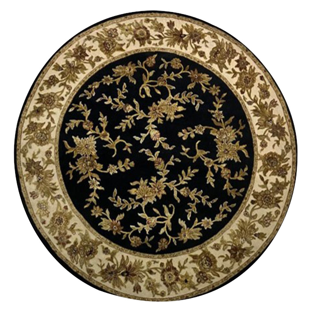 Heritage Hues Handknotted Wool/Silk Rug